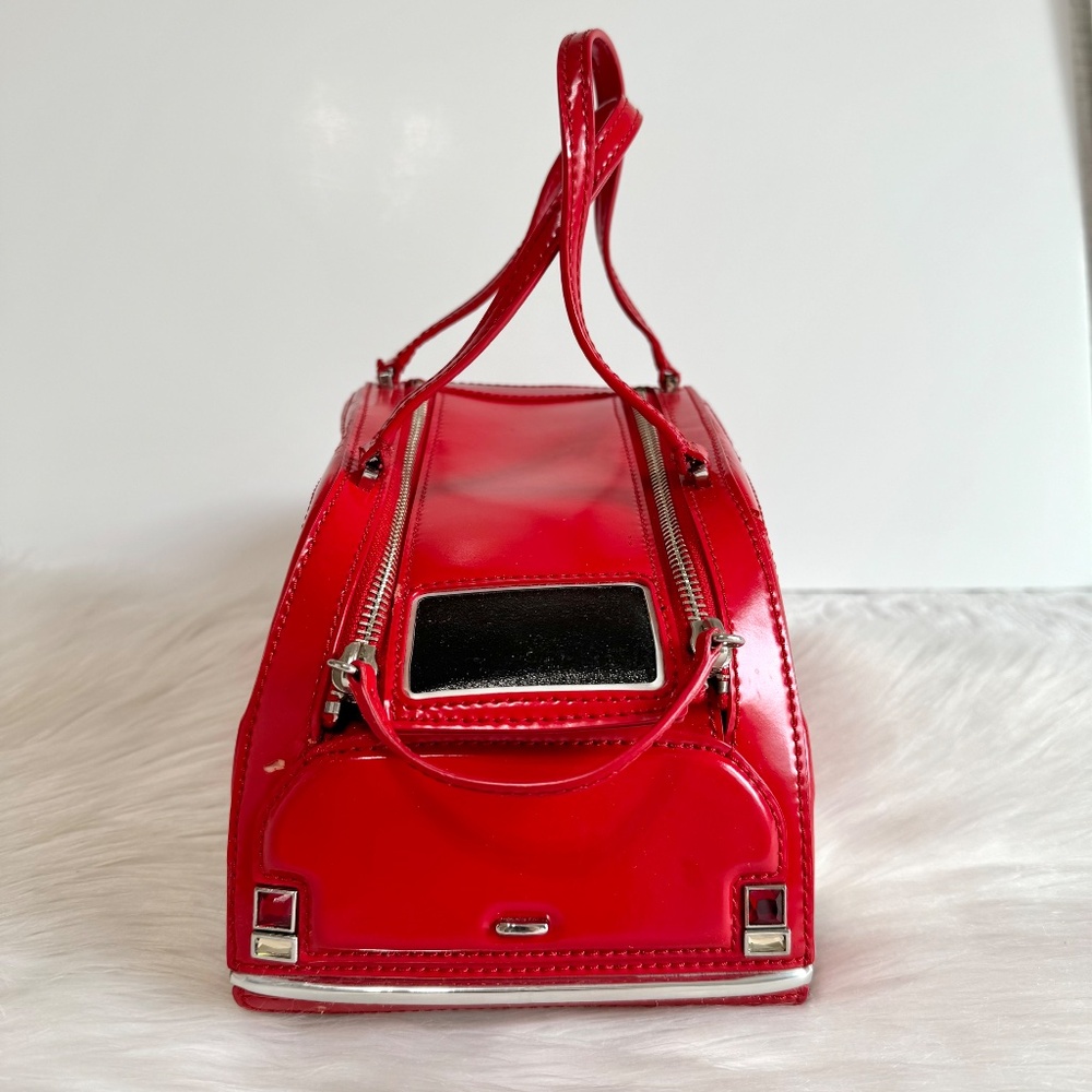 Kate Spade Rose Colored Glasses Red Car Novelty Bag / Leather Red Car Purse - Picture 6 of 16